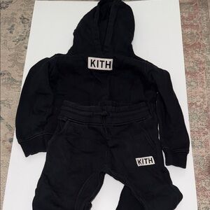 Kith Kids Black Joggers set